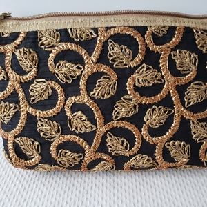 Hand Crafted Brocade Makeup Bag